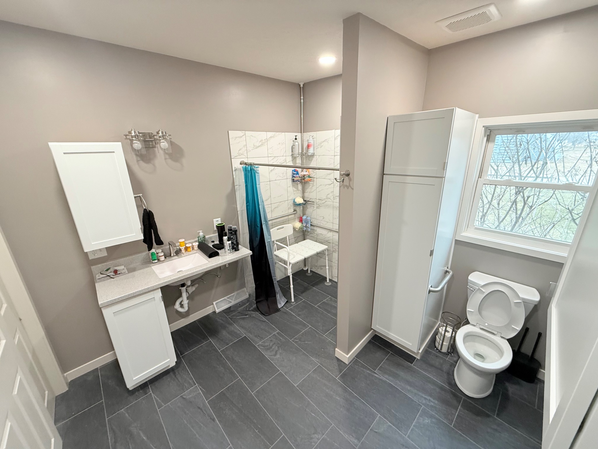 Accessible bathroom remodel