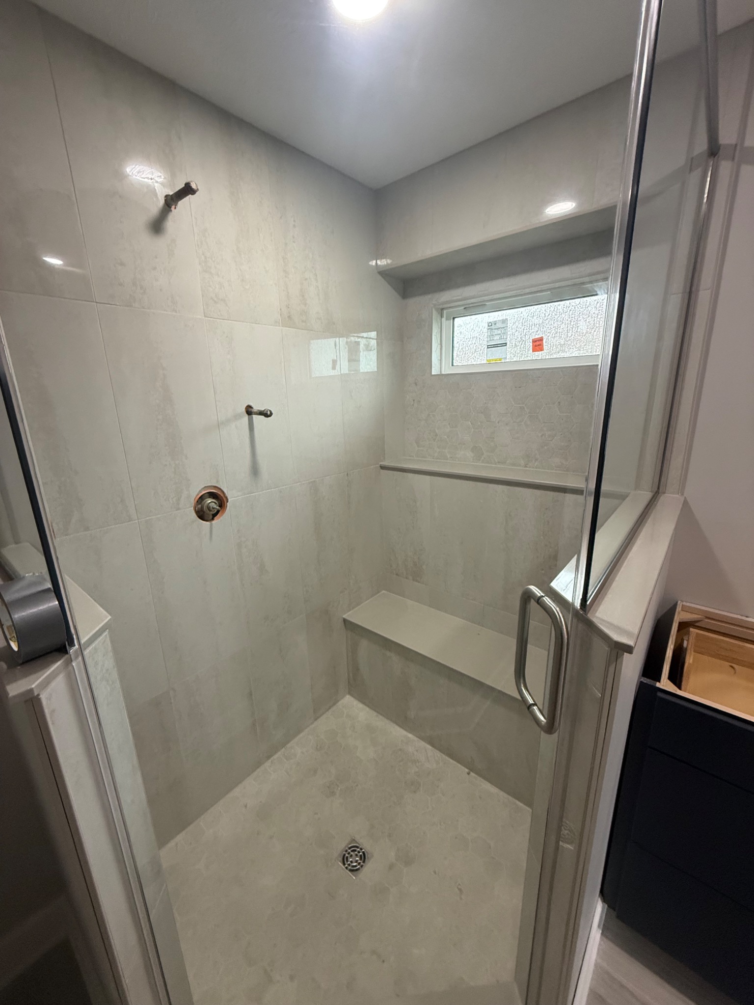 Custom tile shower remodel