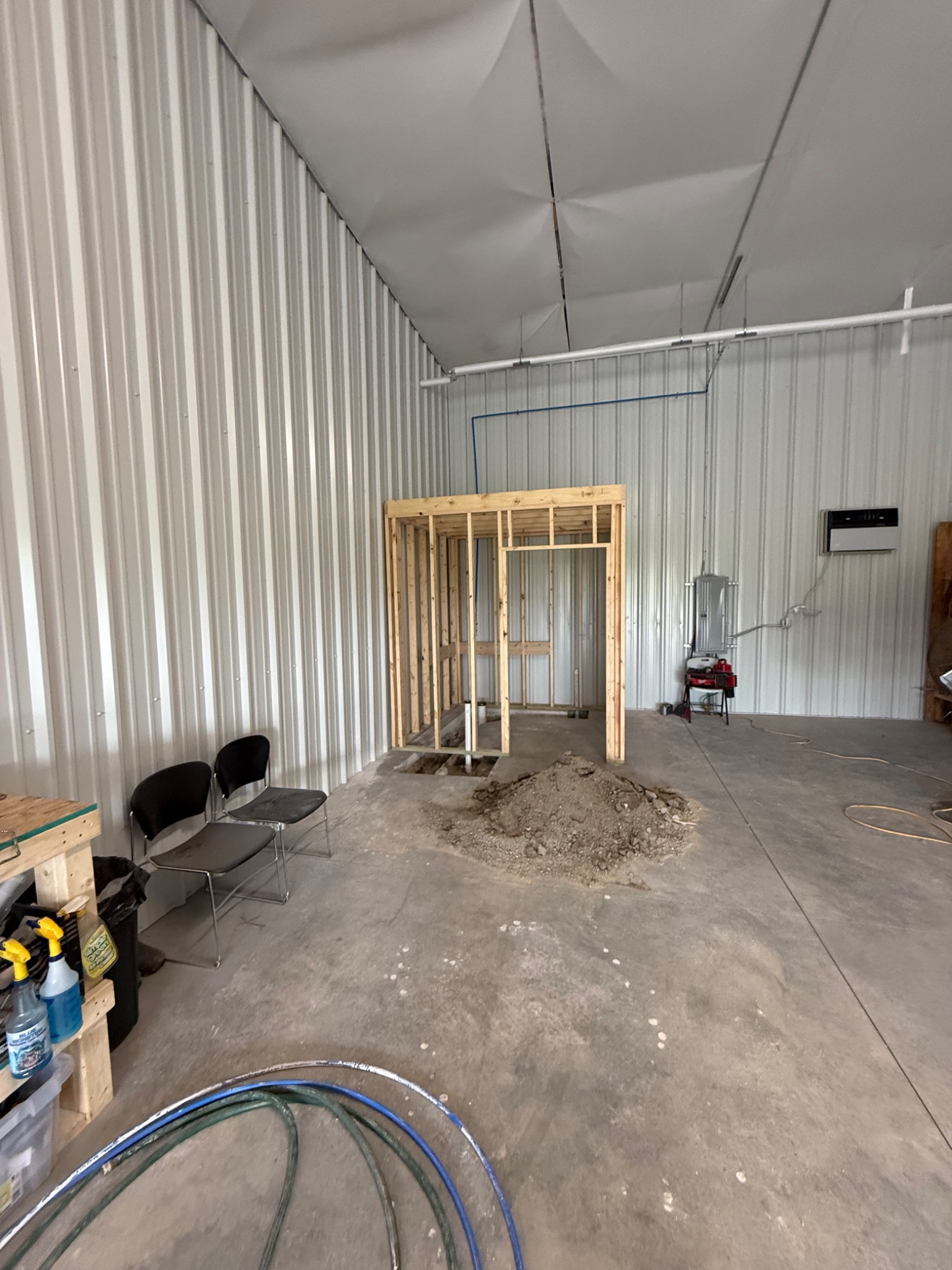 Commercial build-out framing